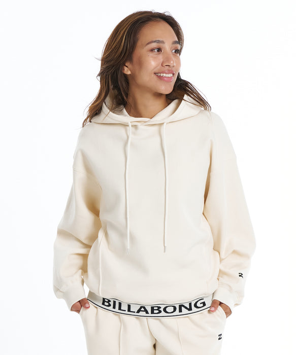 BILLABONG ウィメンズ DOUBLE KNIT LOOSE FI セットアップパーカー