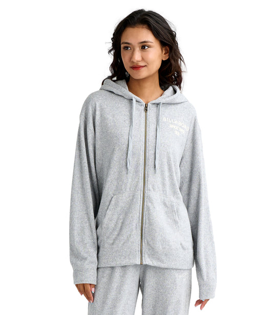 BILLABONG ウィメンズ PILE ZIP PARKA スウェットジャケット 【2026年春夏モデル】 GRY / L