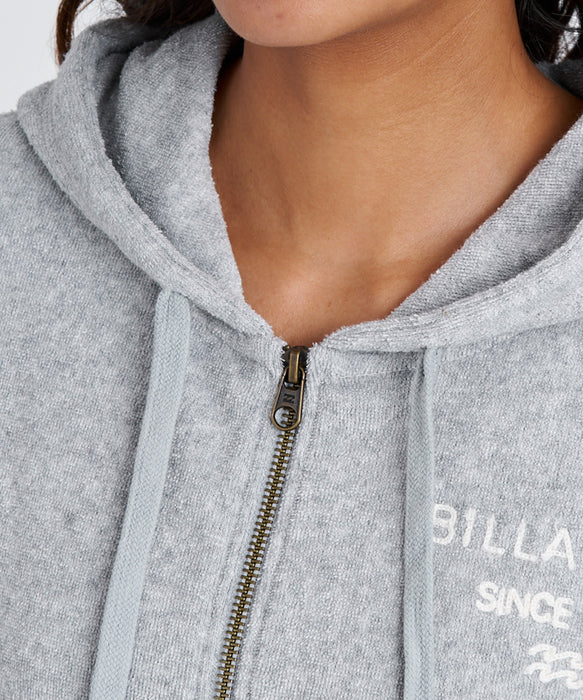BILLABONG ウィメンズ PILE ZIP PARKA スウェットジャケット 【2026年春夏モデル】 GRY / L