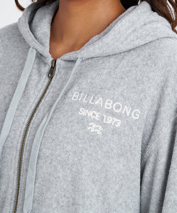 BILLABONG ウィメンズ PILE ZIP PARKA スウェットジャケット 【2026年春夏モデル】 GRY / L