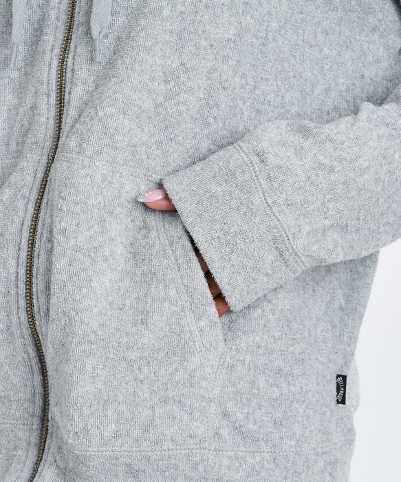 BILLABONG ウィメンズ PILE ZIP PARKA スウェットジャケット 【2026年春夏モデル】 GRY / L