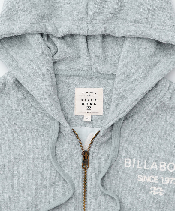 BILLABONG ウィメンズ PILE ZIP PARKA スウェットジャケット 【2026年春夏モデル】 GRY / L