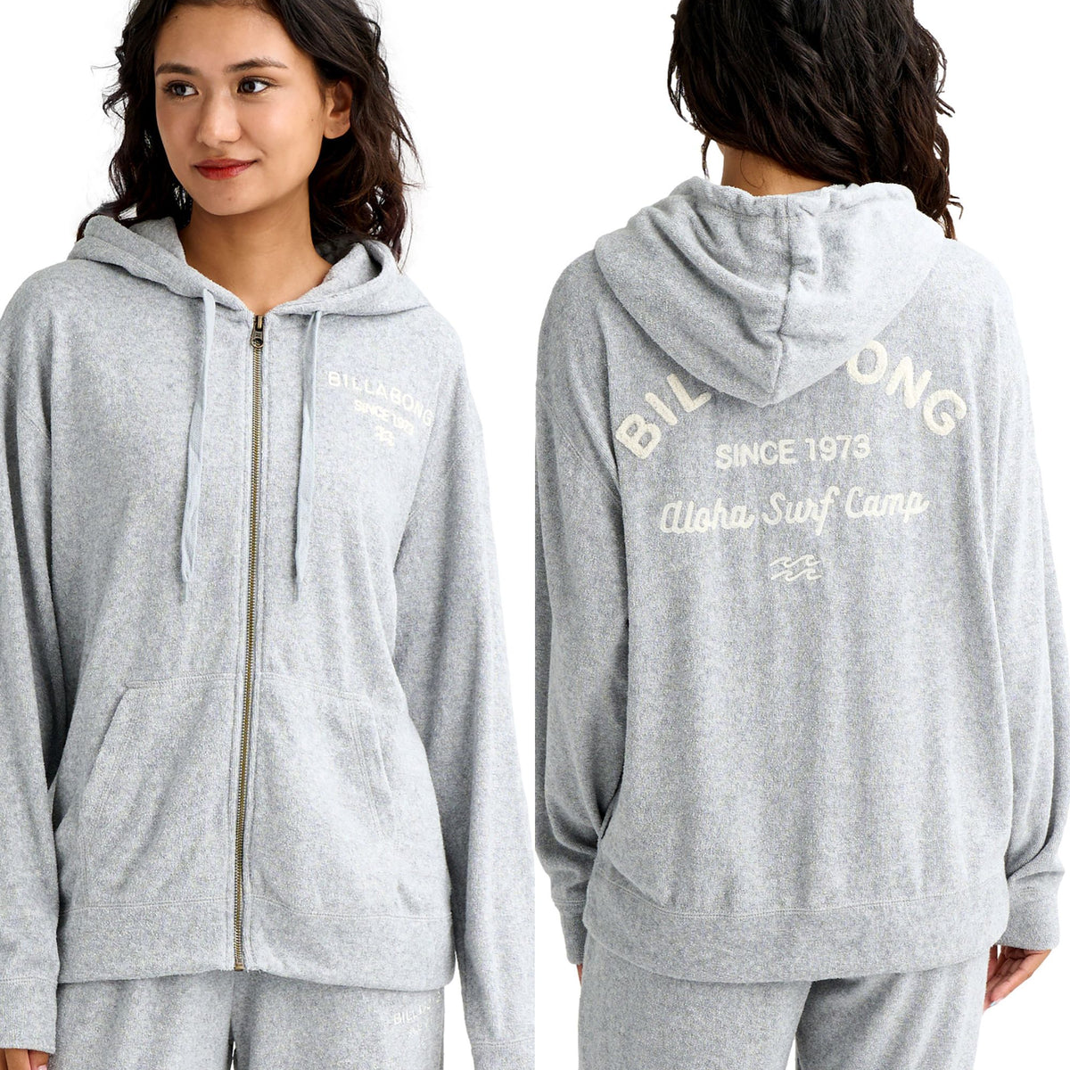 BILLABONG ウィメンズ 【CHILLWEAR】セットアップ パイルパーカー