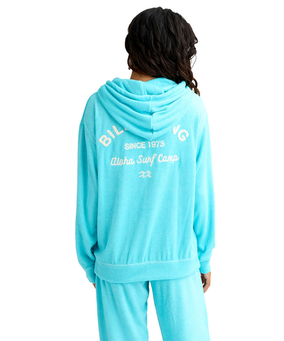 BILLABONG ウィメンズ セットアップ パイルパーカー 【2026年春夏モデル】