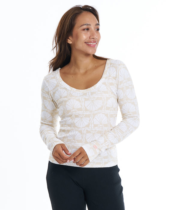 【SALE】BILLABONG ウィメンズ 2WAY BABY FIT RIB セットアップ ロンT 【2026年春夏モデル】