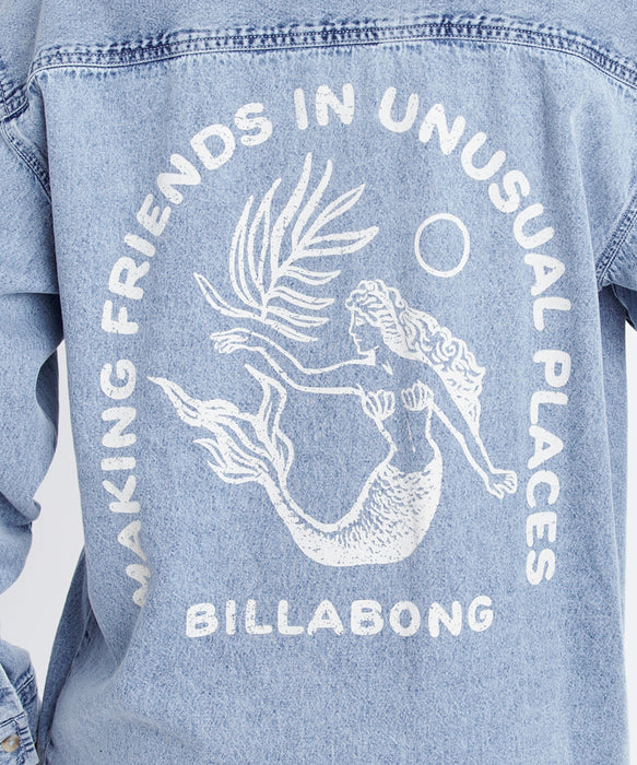 BILLABONG ウィメンズ DOWN THE COAST 長袖シャツ 【2026年春夏モデル】 BLB0 / M