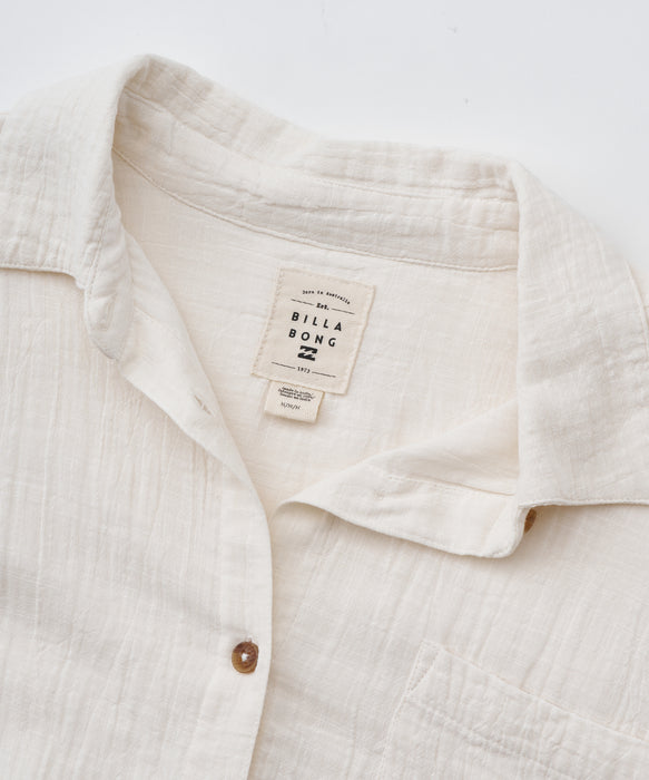 BILLABONG ウィメンズ WANDERER SOLID LS WV 長袖シャツ 【2026年春夏モデル】 SCS1 / S