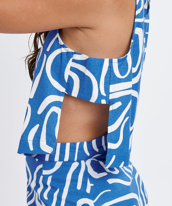 BILLABONG ウィメンズ SO BREEZY WVN TANK 半袖シャツ 【2026年春夏モデル】 TRB1 / S