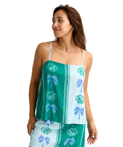 BILLABONG ウィメンズ VACAY DREAMS WVN TNK 半袖シャツ 【2026年春夏モデル】 PBE / S
