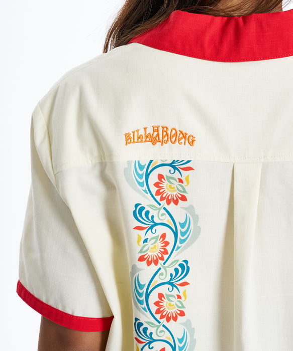 BILLABONG ウィメンズ ENDLESS NATURE SHIRT 半袖シャツ 【2026年春夏モデル】 MUL / M
