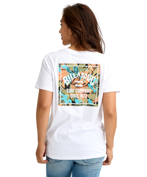 BILLABONG ウィメンズ BACK SQUARE BOY FIT  Tシャツ 【2026年春夏モデル】 BLM / M