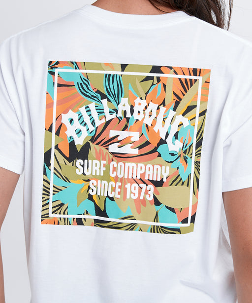 BILLABONG ウィメンズ BACK SQUARE BOY FIT  Tシャツ 【2026年春夏モデル】 BLM / M
