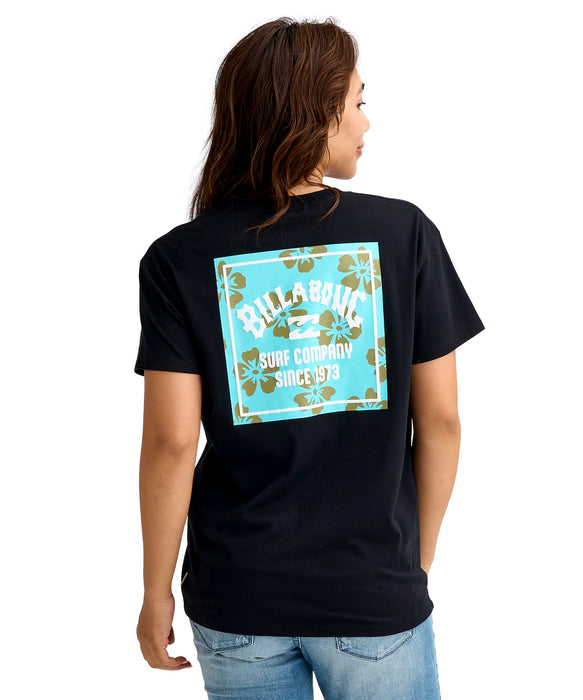 BILLABONG ウィメンズ BACK SQUARE BOY FIT  Tシャツ 【2026年春夏モデル】 OCS / L
