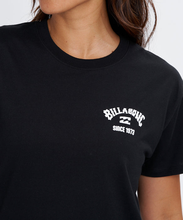 BILLABONG ウィメンズ BACK SQUARE BOY FIT  Tシャツ 【2026年春夏モデル】 SCS / M