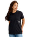 BILLABONG ウィメンズ EMB LOGO BOY FIT TEE Tシャツ 【2026年春夏モデル】 BLK / L