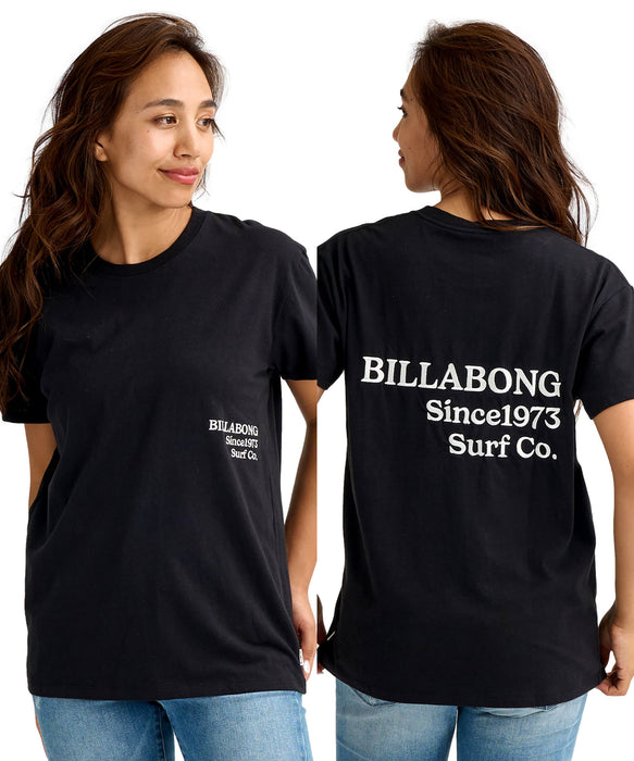 BILLABONG ウィメンズ EMB LOGOTEE 【BOY FIT】Tシャツ 【2026年春夏モデル】