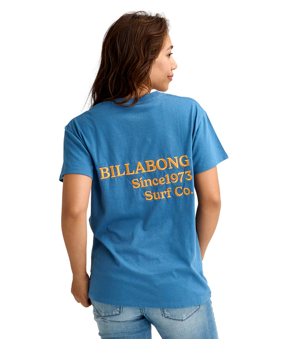 BILLABONG ウィメンズ EMB LOGO BOY FIT TEE Tシャツ 【2026年春夏モデル】 IND / M