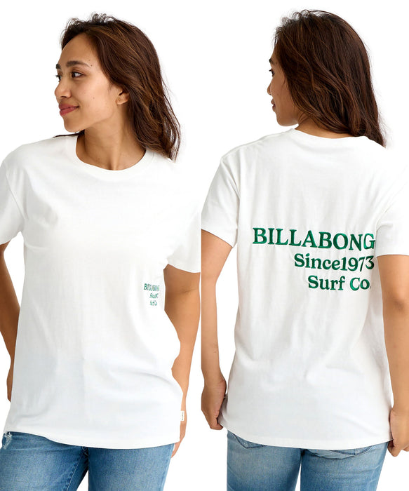 BILLABONG ウィメンズ EMB LOGOTEE 【BOY FIT】Tシャツ 【2026年春夏モデル】