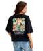 BILLABONG ウィメンズ SQUARE LOGO LOOSE CR Tシャツ 【2026年春夏モデル】 BLM / M