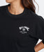 BILLABONG ウィメンズ SQUARE LOGO LOOSE CR Tシャツ 【2026年春夏モデル】 BLM / M