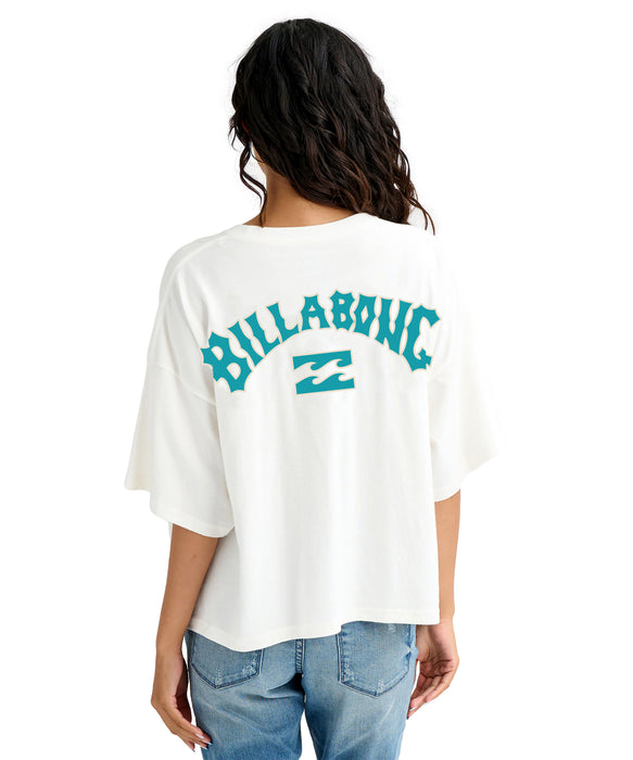 BILLABONG ウィメンズ PUFF ARCH WIDE LOOSE Tシャツ 【2026年春夏モデル】 SCS / M