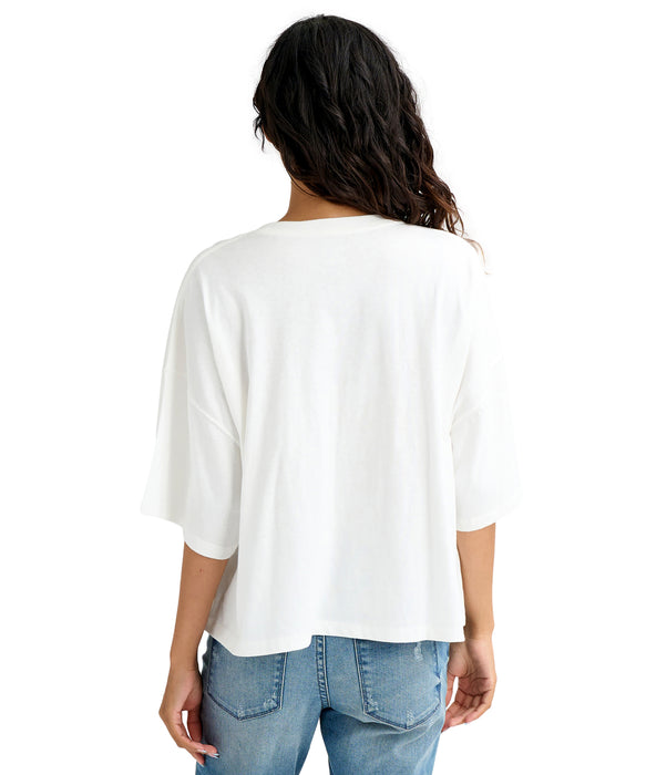 BILLABONG ウィメンズ CORD SHELL WIDE LOOS Tシャツ 【2026年春夏モデル】 SCS / M