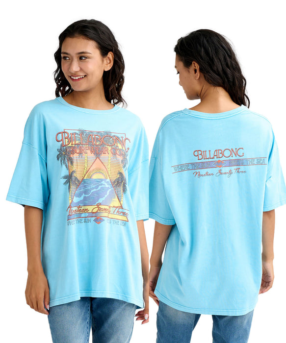 BILLABONG ウィメンズ GRAPHIC PRINT【LOOSE FIT】Tシャツ 【2026年春