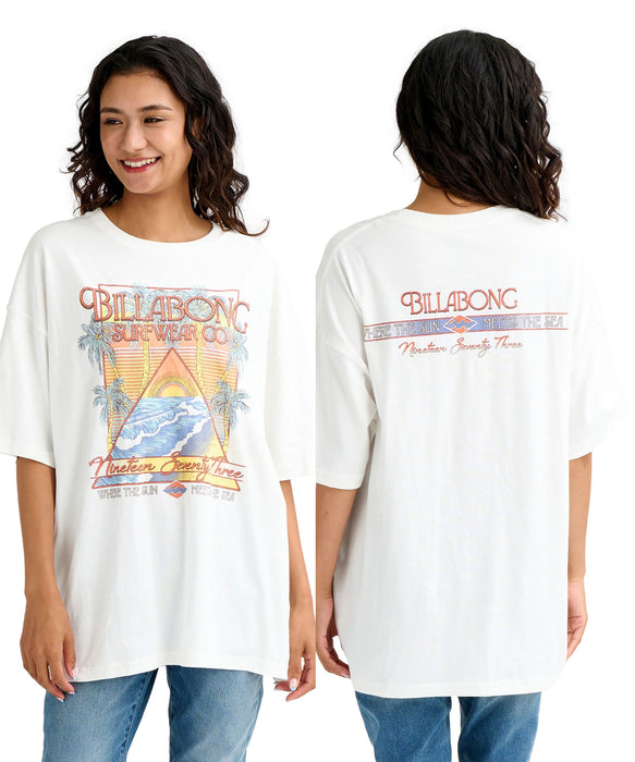BILLABONG ウィメンズ GRAPHIC PRINT【LOOSE FIT】Tシャツ 【2026年春