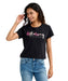 BILLABONG ウィメンズ 3D EMB LOGO BABY FIT Tシャツ 【2026年春夏モデル】 BLK / M