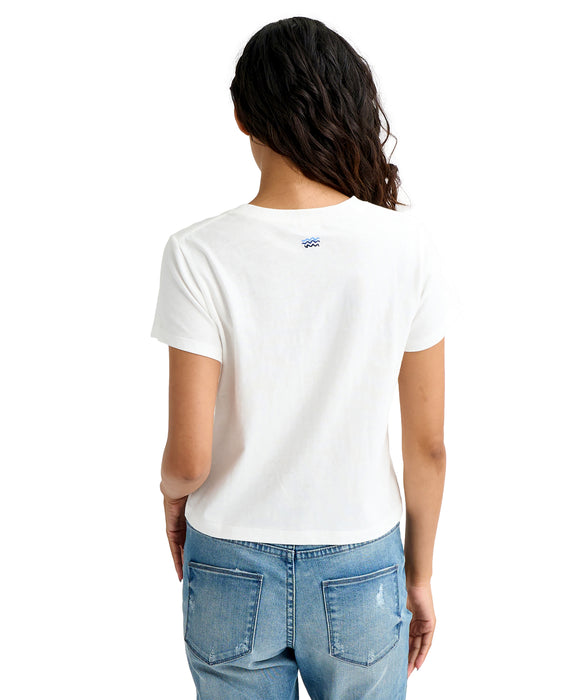 BILLABONG ウィメンズ 3D EMB LOGO BABY FIT Tシャツ 【2026年春夏モデル】 SCS / M