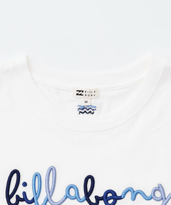 BILLABONG ウィメンズ 3D EMB LOGO BABY FIT Tシャツ 【2026年春夏モデル】 SCS / M