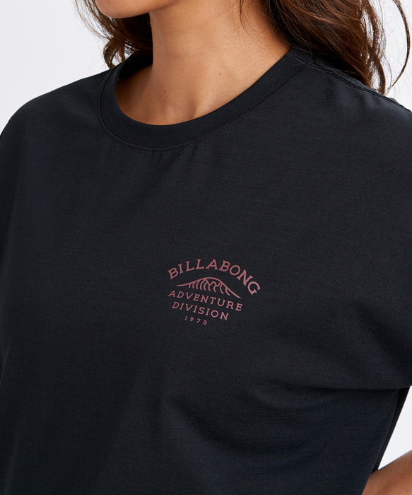 BILLABONG ウィメンズ ADIV RASH SS TEE Tシャツ 【2026年春夏モデル】 BLK / L