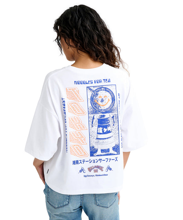 BILLABONG ウィメンズ DESTINATION TOKYO TE Tシャツ 【2026年春夏モデル】 WHT / M