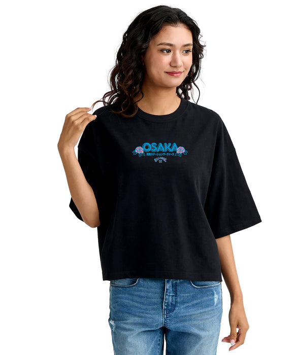 BILLABONG ウィメンズ DESTINATION OSAKA TE Tシャツ 【2026年春夏モデル】 BLK / M