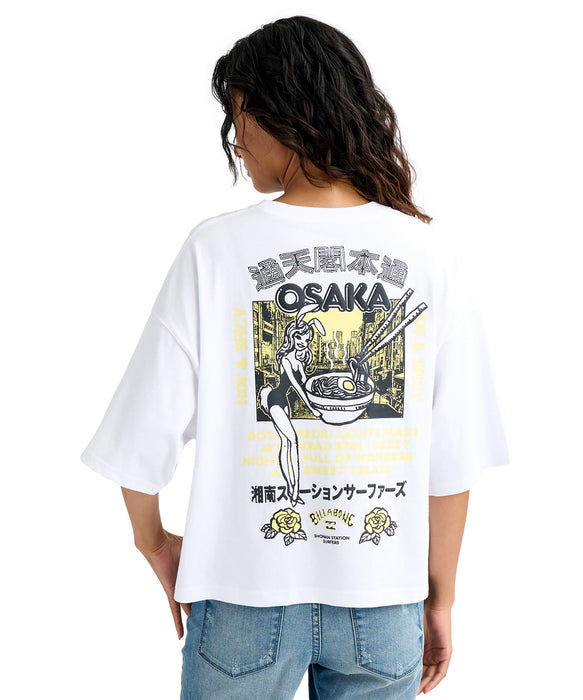 BILLABONG ウィメンズ DESTINATION OSAKA TE Tシャツ 【2026年春夏モデル】 WHT / M