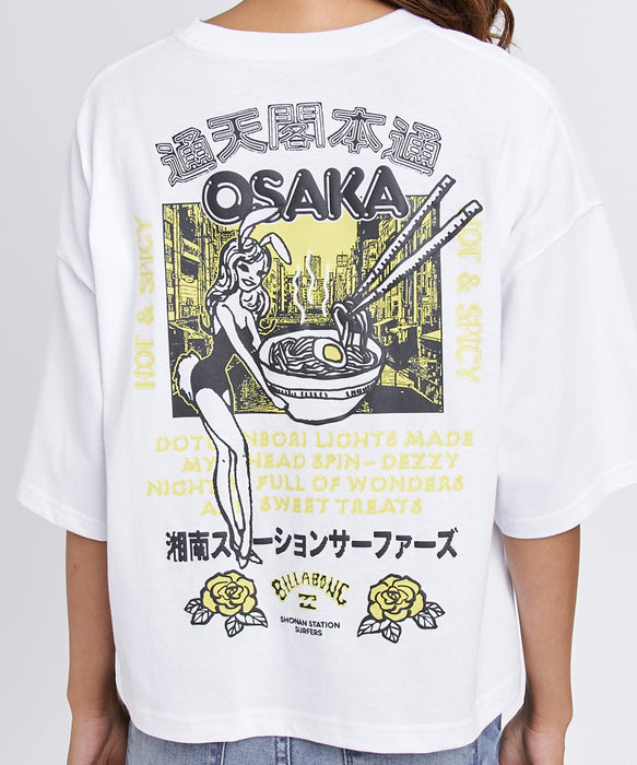 BILLABONG ウィメンズ DESTINATION OSAKA TE Tシャツ 【2026年春夏モデル】 WHT / M