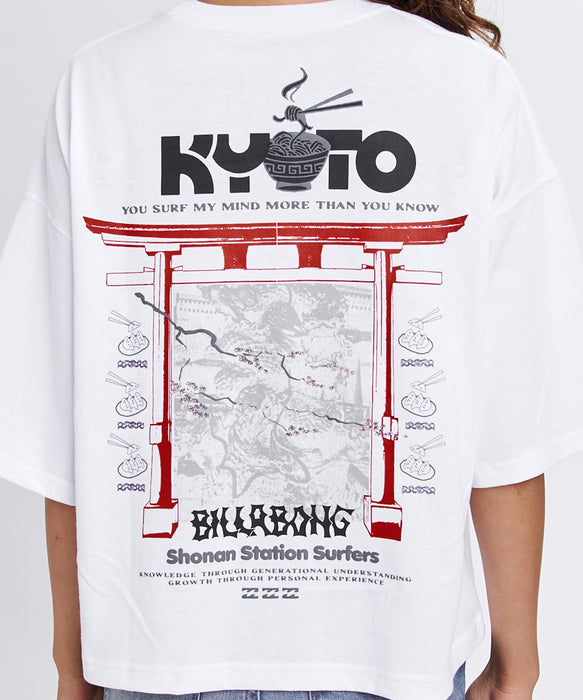 BILLABONG ウィメンズ DESTINATION KYOTO TE Tシャツ 【2026年春夏モデル】 WHT / M
