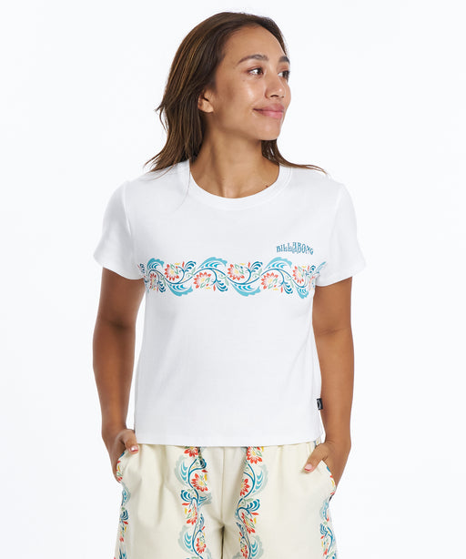BILLABONG ウィメンズ ENDLESS NATURE BABY  Tシャツ 【2026年春夏モデル】 SCS / M