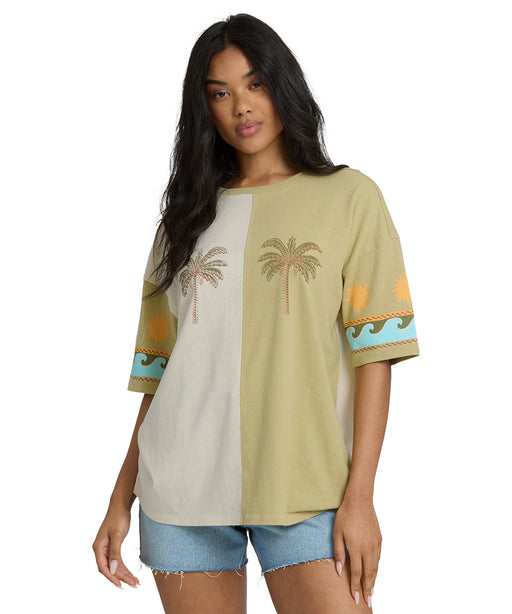 BILLABONG ウィメンズ SPLIT PALM SS TEE Tシャツ 【2026年春夏モデル】 WCP / M