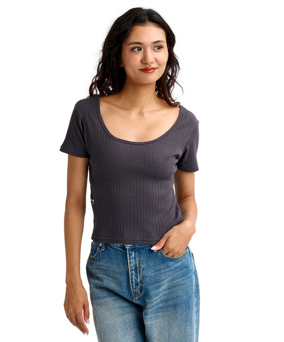 BILLABONG ウィメンズ 2WAY BABY FIT RIB TE セーター 【2026年春夏モデル】 OFB / M