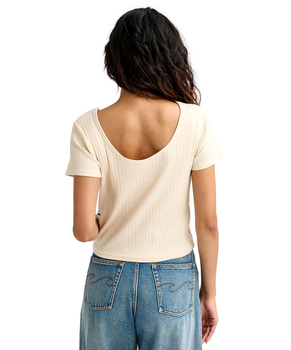 BILLABONG ウィメンズ 2WAY BABY FIT RIB TE セーター 【2026年春夏モデル】 WCP / M