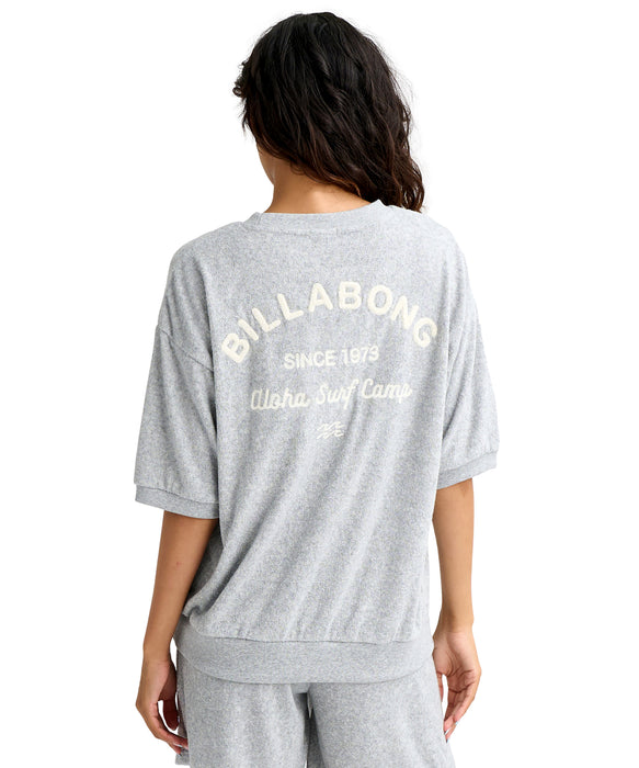 BILLABONG ウィメンズ PILE SS TOPS セーター 【2026年春夏モデル】 GRY / L