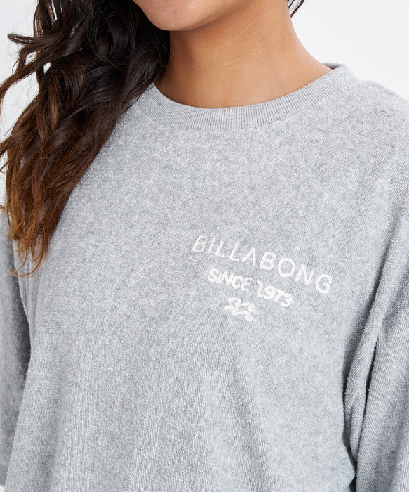 BILLABONG ウィメンズ PILE SS TOPS セーター 【2026年春夏モデル】 GRY / L