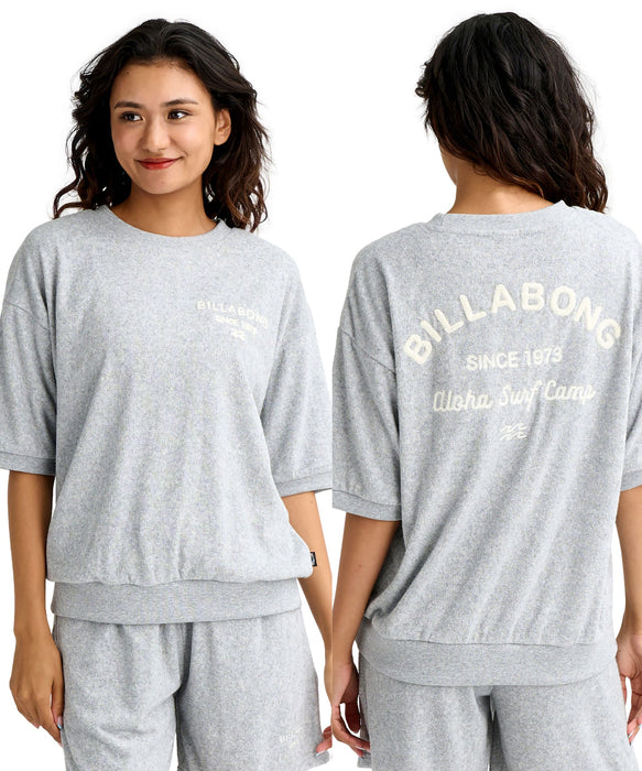 BILLABONG ウィメンズ セットアップパイルトップス 【2026年春夏モデル】