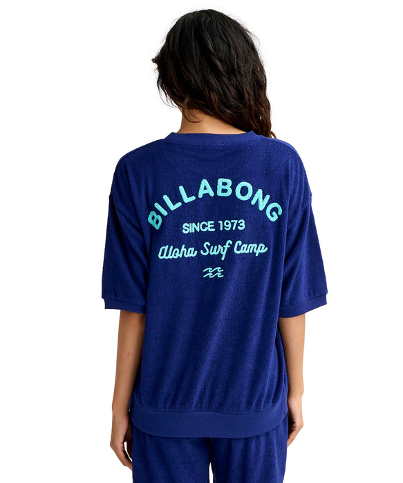 BILLABONG ウィメンズ PILE SS TOPS セーター 【2026年春夏モデル】 NVY / L