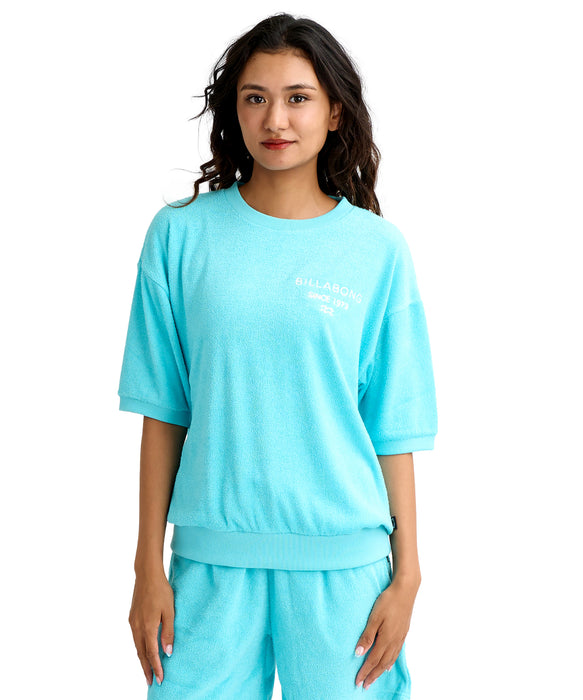 BILLABONG ウィメンズ セットアップパイルトップス 【2026年春夏モデル】