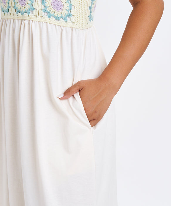 BILLABONG ウィメンズ CROCHET DRESS ワンピース 【2026年春夏モデル】 WCP / M