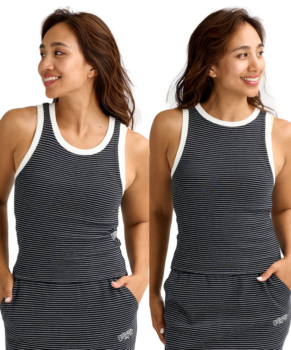 【SALE】BILLABONG ウィメンズ 2WAY STRIPED RIB 【BABY FIT】タンクトップ 【2026年春夏モデル】