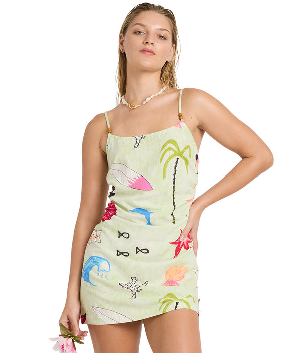BILLABONG ウィメンズ LOTTIE HALL WVN DRS ワンピース 【2026年春夏モデル】 SLM / S