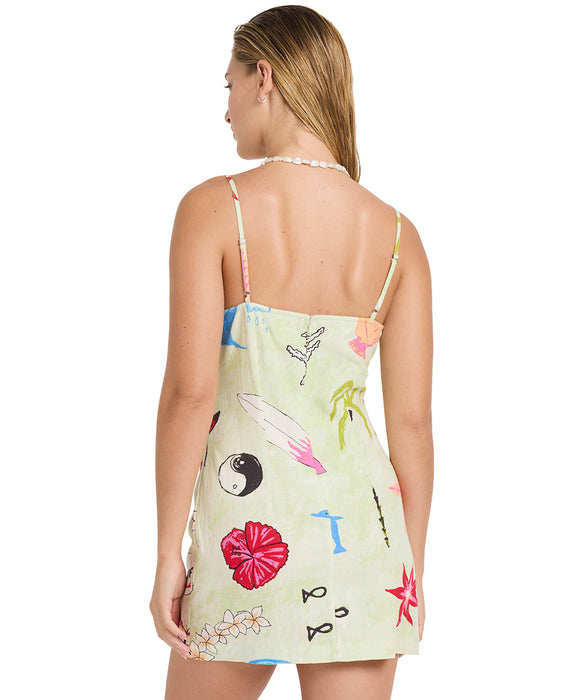 BILLABONG ウィメンズ LOTTIE HALL WVN DRS ワンピース 【2026年春夏モデル】 SLM / S